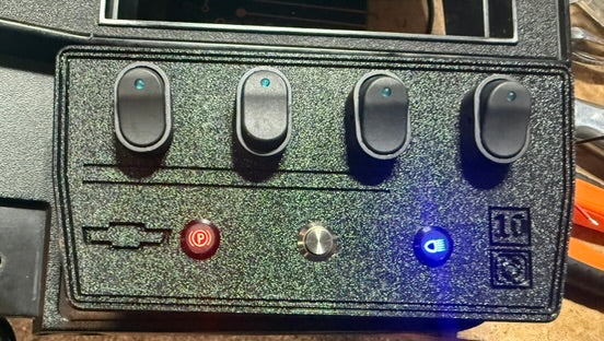 1981–87 Square Body Lower Auxiliary / Radio-Delete Panel — Fully Assembled