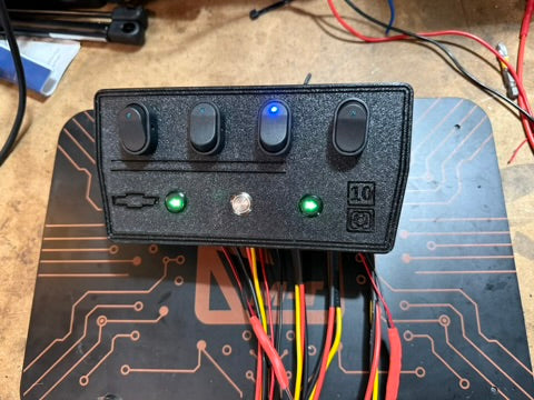 1981–87 Square Body Lower Auxiliary / Radio-Delete Panel — Fully Assembled