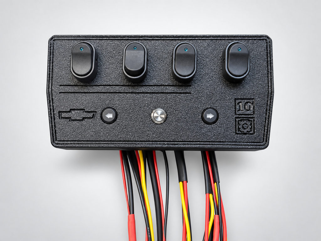 1981–87 Square Body Lower Auxiliary / Radio-Delete Panel — Fully Assembled